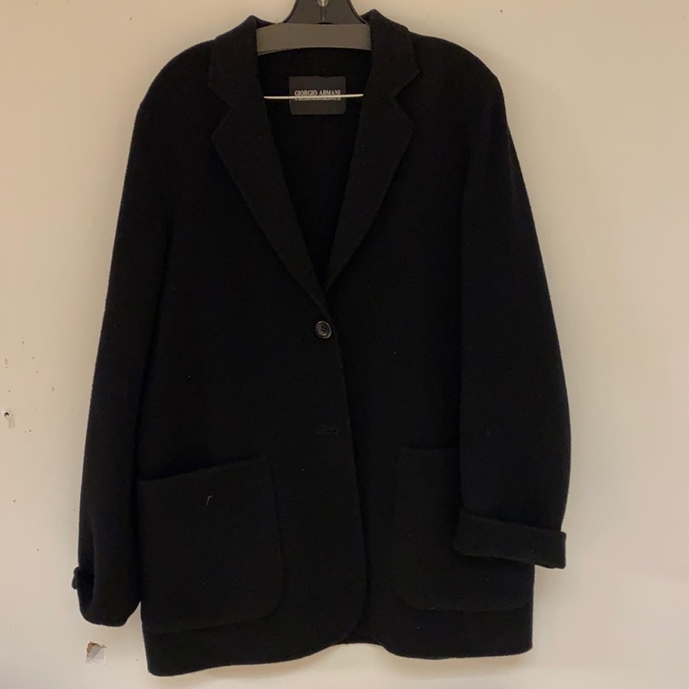 GIORGIO ARMANI women’s black jacket